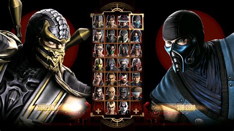 mortal kombat 9 characters